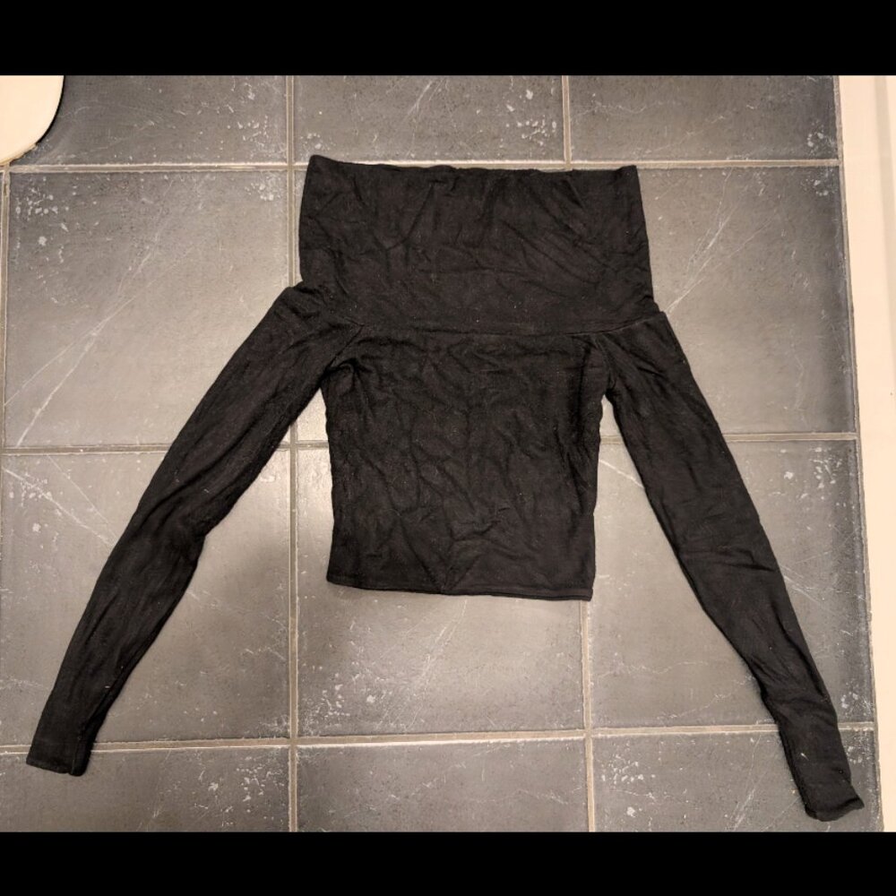 Are You Am I Bianca Sweater Top Black S - Picture 2 of 3